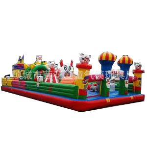 項城蓮花愛童氣模 專業(yè)供應(yīng)高品質(zhì)狼堡10*8充氣城堡及淘氣堡